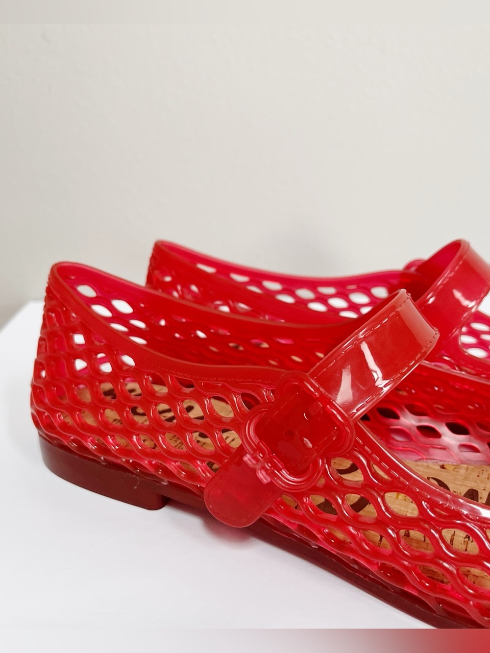 Sam Edelman NWOB Michaela Jelly Mary Jane Flat Shoes Size 10 Retro 90s Y2K - Picture 2 of 14